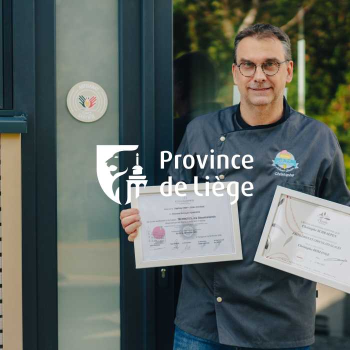 La Province de Liège a élu au P'ti Schrapou finaliste du meilleur glacier en 2024 et 2025