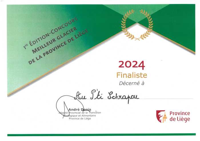 Concours du Meilleur glacier de la Porvince