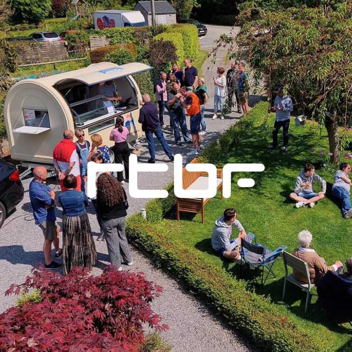 La RTBF parle de l'Ice-Truck d'au P'ti Schrapou